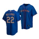 Men's New York Mets #22 Jett Williams 2022 Draft Jersey Royal Alternate