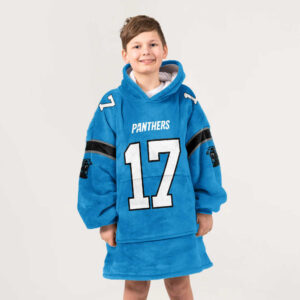 Kid 17 Carolina Football Unisex Blanket Hoodie
