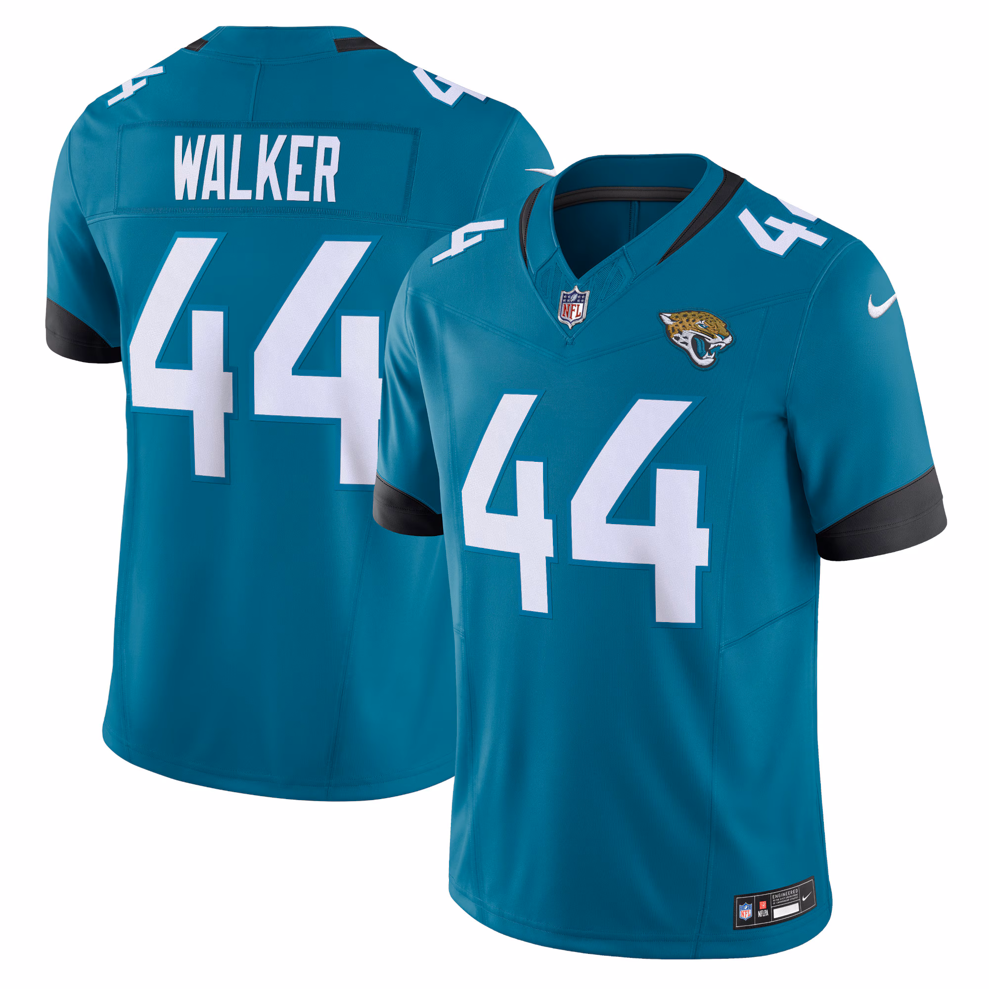 Travon Walker #44 Jacksonville Jaguars Vapor F.U.S.E. Limited Jersey - Teal