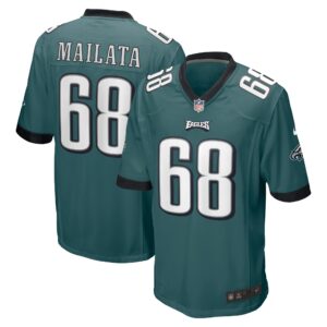 Mailata Philadelphia Eagles  Game Jersey - Midnight Green