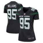 Quinnen Williams New York Jets  Women's Alternate Game Player Jersey - Stealth Black
