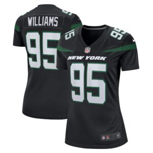 Quinnen Williams New York Jets  Women's Alternate Game Player Jersey - Stealth Black