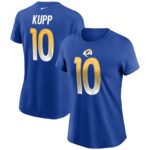 Women's Cooper Kupp Royal Los Angeles Rams Name & Number T-Shirt