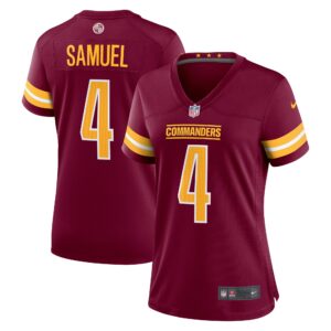 Curtis Samuel Washington Commanders  Women's Game Player Jersey - Burgundy