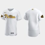 Men's Philadelphia Phillies 2022 All-Star Game Flex Base Blank Jersey - White Gold