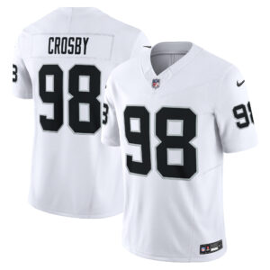 Maxx Crosby Las Vegas Raiders  Vapor F.U.S.E. Limited Jersey - White