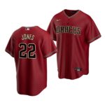 Men's Arizona Diamondbacks #22 Druw Jones 2022 Draft Jersey Red Alternate