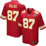 Travis Kelce Kansas City Chiefs  Team Game Jersey - Red