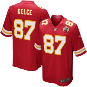 Travis Kelce Kansas City Chiefs  Team Game Jersey - Red