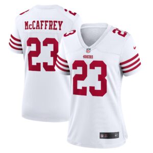 Christian McCaffrey San Francisco 49ers  Women's Game Player Jersey - White