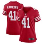 Tayler Hawkins San Francisco 49ers  Women's Game Player Jersey - Scarlet