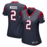 Robert Woods Houston Texans Women's  Game Jersey -  Navy
