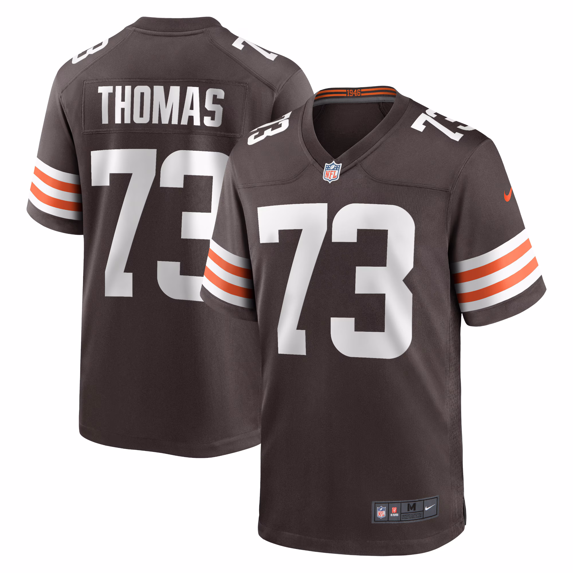 Joe Thomas Cleveland Browns Retired Player Game Jersey - Brown