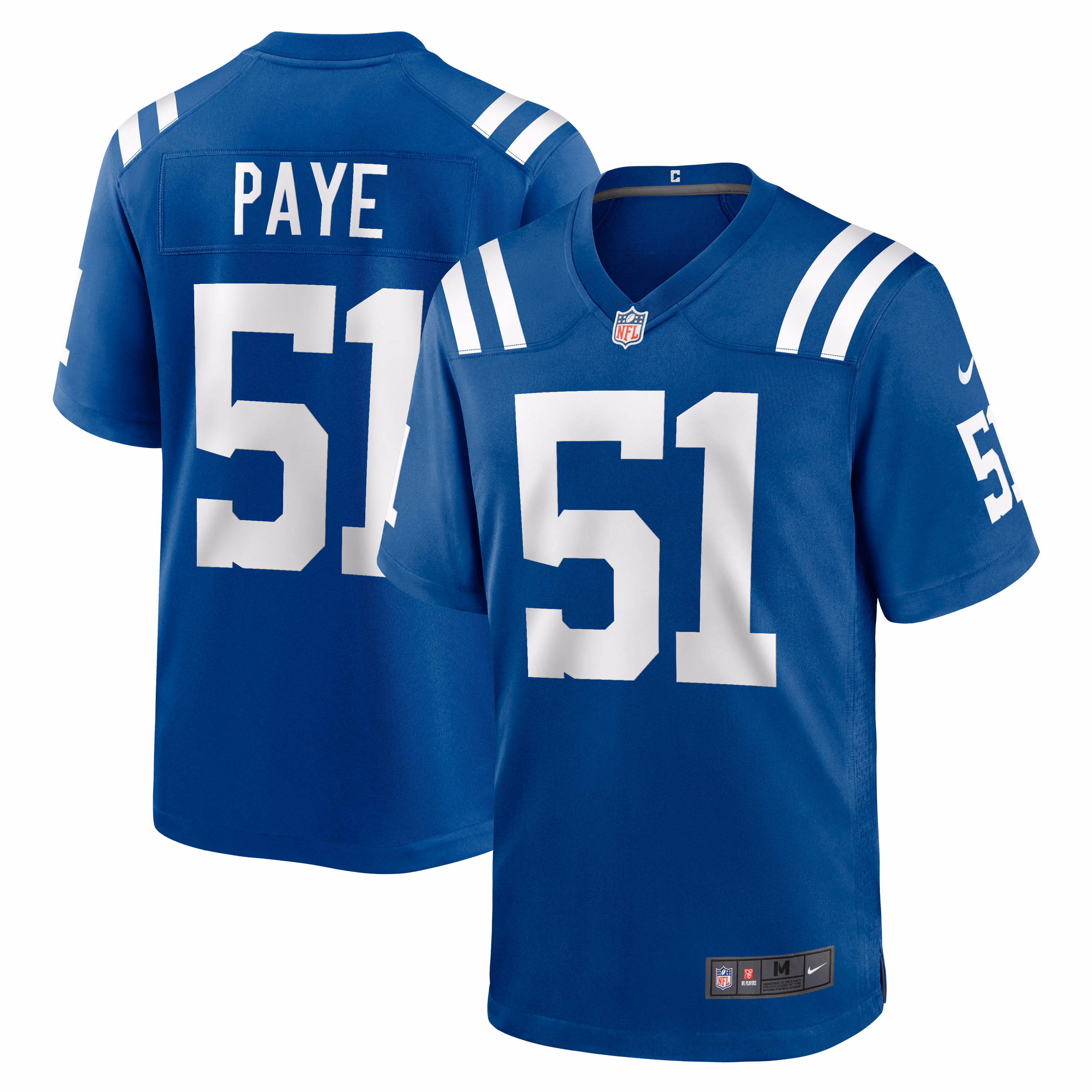 Kwity Paye Indianapolis Colts Game Jersey - Royal