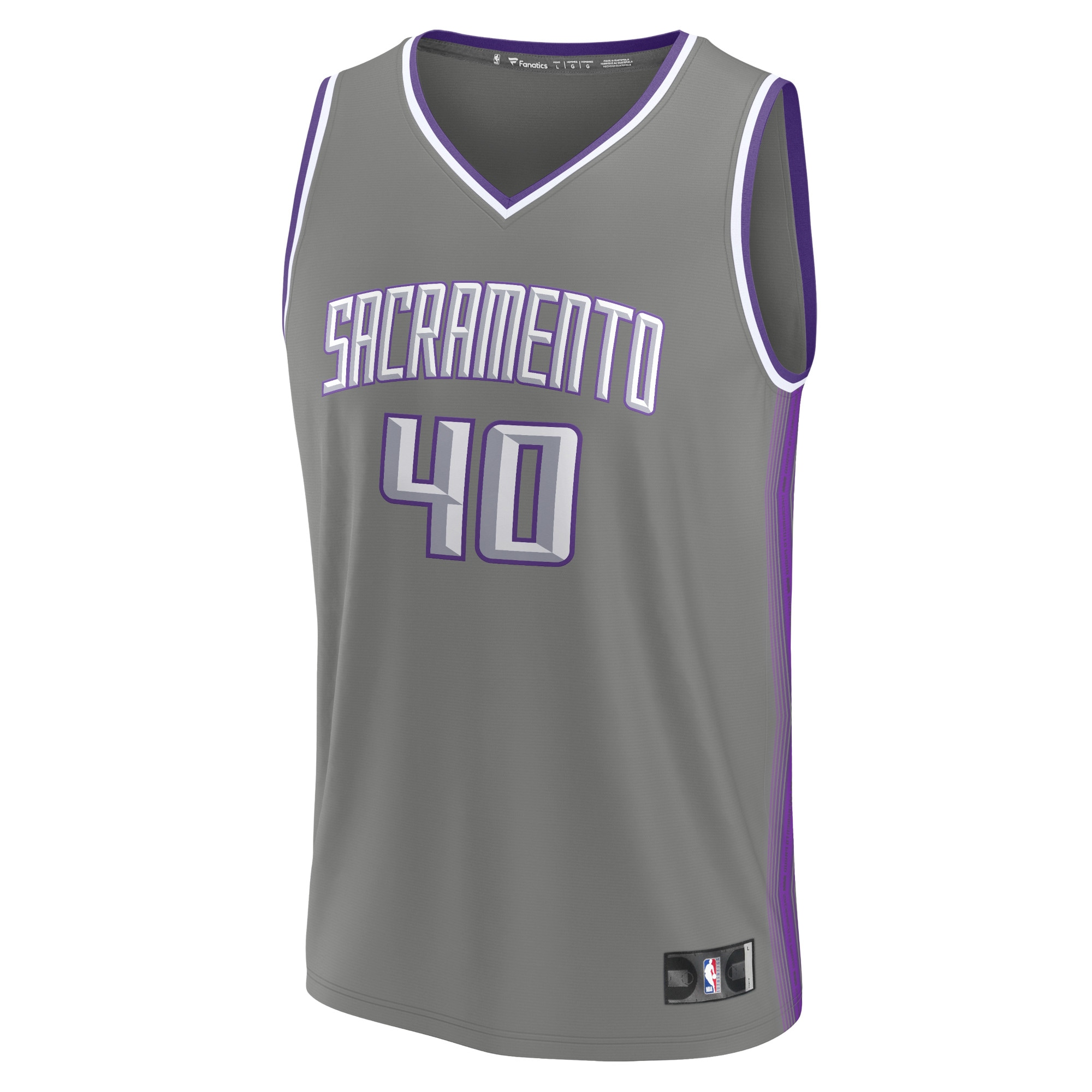 Harrison Barnes Sacramento Kings 2022/23 Fastbreak Jersey - City Edition - Gray - Image 2