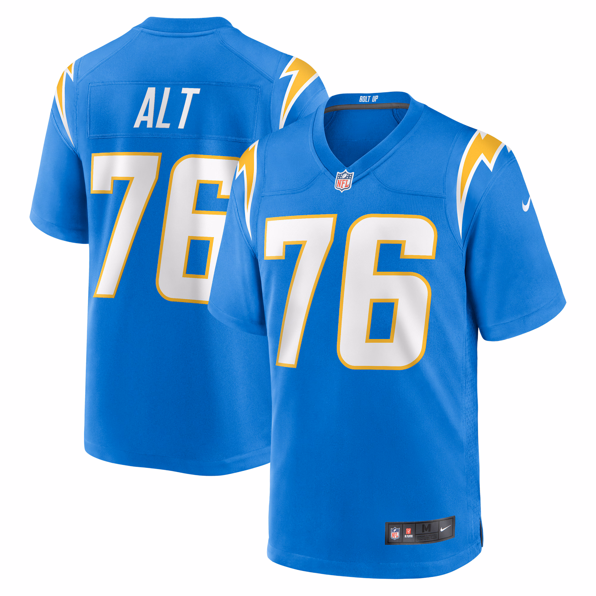 Joe Alt Los Angeles Chargers 2024 Draft First Round Pick Player Game Jersey - Powder Blue