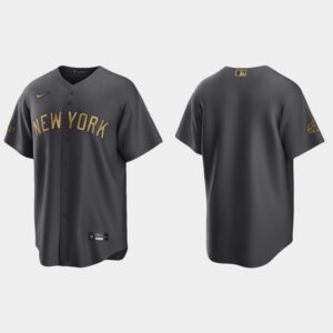 Men's New York Yankees 2022 All-Star Game Blank Jersey - Charcoal