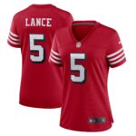 Trey Lance San Francisco 49ers  Women's Alternate Game Jersey - Scarlet