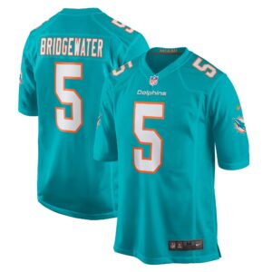 Teddy Bridgewater Miami Dolphins  Game Jersey - Aqua