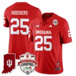 Hoosiers #25 Ndiana Hoosiers Indiana H Vapor Limited Football Jersey - Rose Bowl Champions - All Stitched