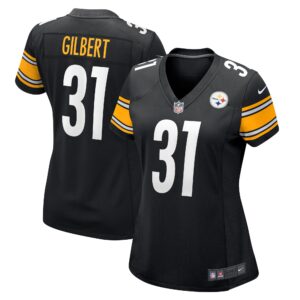 Mark Gilbert Pittsburgh Steelers  Women's Game Player Jersey - Black