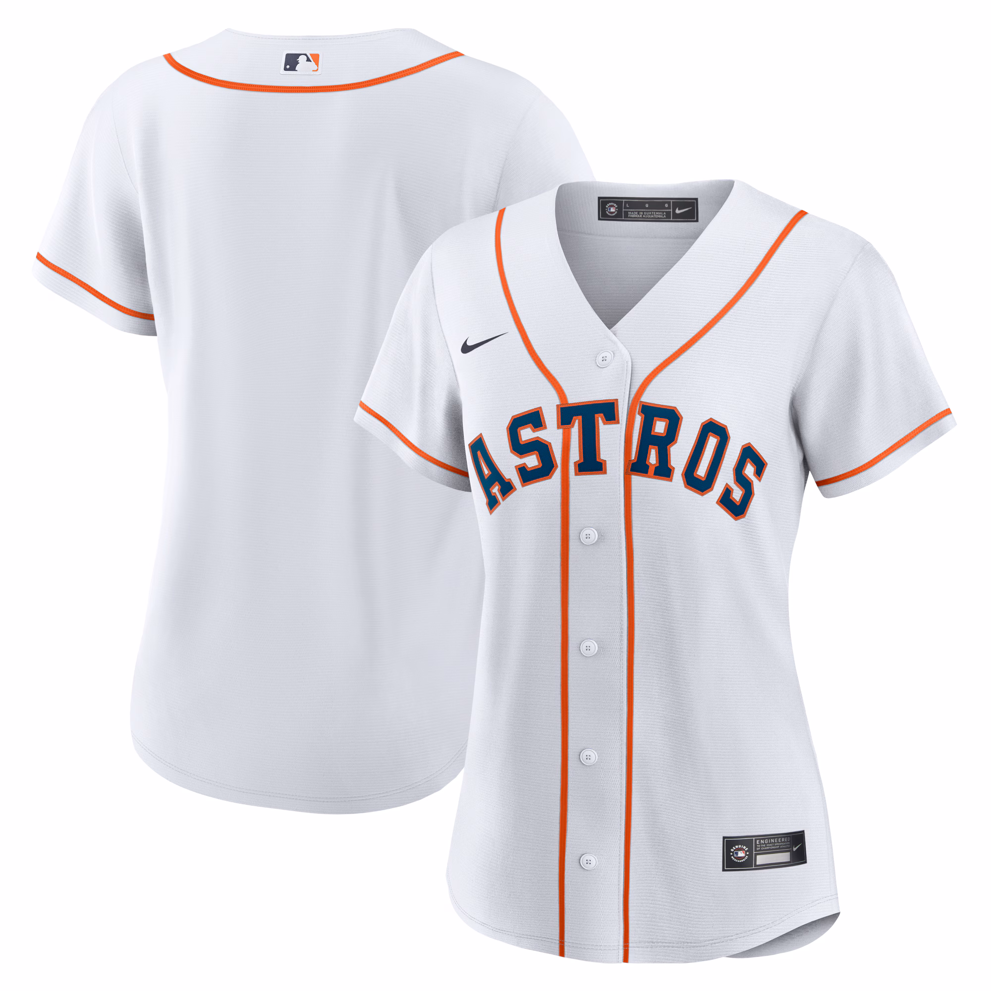 Women's Houston Astros White Home Replica Team Jersey