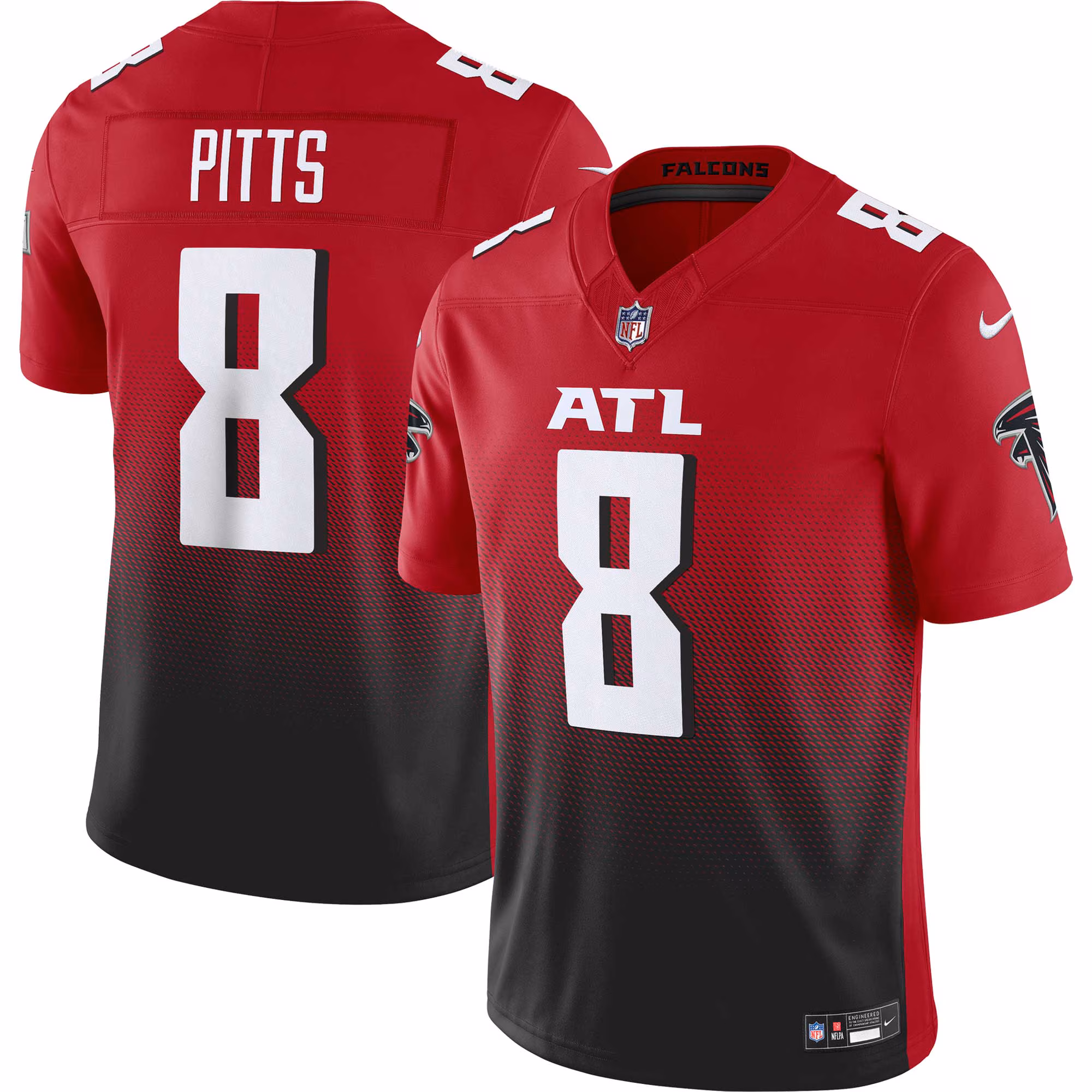 Atlanta Falcons Kyle Pitts Red Vapor F.U.S.E. Limited Jersey