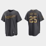 Men's Minnesota Twins #25 Byron Buxton 2022 All-Star Game Jersey - Charcoal