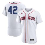 Men's Boston Red Sox #42 2023 Jackie Robinson Day White Flex Base  Jersey