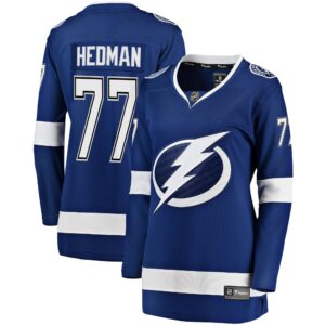 Victor Hedman Tampa Bay Lightning Women's Premier Breakaway Player Jersey - Blue