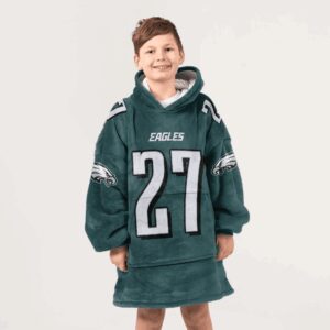 Kid 27 Philadelphia Football Unisex Blanket Hoodie