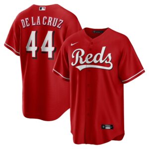 Men's Cincinnati Reds Elly De La Cruz  Red Big & Tall Alternate Replica Player Jersey