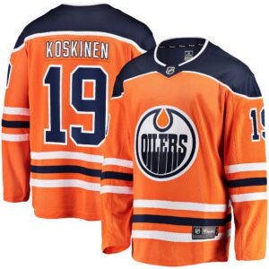 Mikko Koskinen Edmonton Oilers Breakaway Team Color Player Jersey - Orange