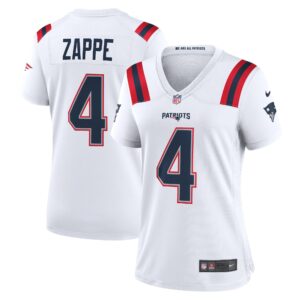 Bailey Zappe New England Patriots Women's Game Player Jersey - White