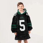 Kid G.W 5 New York J Football Unisex Blanket Hoodie