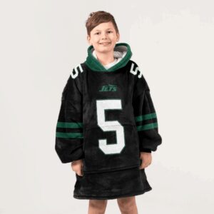 Kid G.W 5 New York J Football Unisex Blanket Hoodie