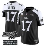 Josh Allen #17 Buffalo Bills BUF 'Gothic Cold Front Edition' Vapor Limited Jersey V2 - All Stitched