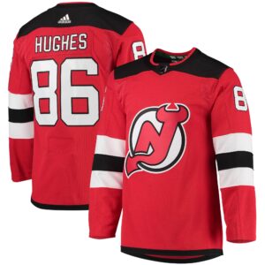 Jack Hughes New Jersey Devils  Home Primegreen Authentic Pro Player Jersey - Red