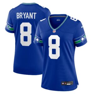 Coby Bryant Seattle Seahawks Women's Throwback Player Game Jersey - Royal
