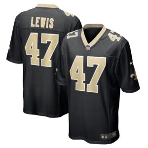 Terrell Lewis New Orleans Saints  Game Jersey -  Black