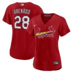 Nolan Arenado St.Louis Cardinals  Women's Alternate Replica Player Jersey - Red