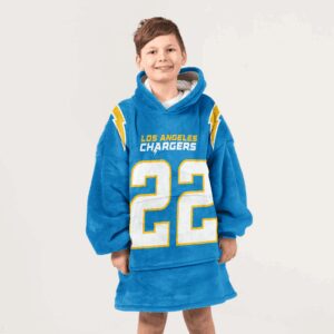 Kid 22 Los Angeles Football Unisex Blanket Hoodie