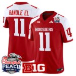 Randle El #11 Ndiana Hoosiers IH 2026 Peach Bowl Vapor Limited Jersey - All Stitched