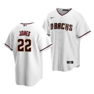 Men's Arizona Diamondbacks #22 Druw Jones 2022 Draft Jersey White Home