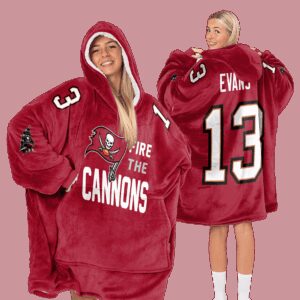 Tampa Bay Football Unisex Blanket Hoodie