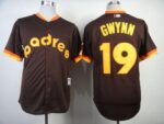 San Diego Padres #19 Tony Gwynn Coffee 1984 Turn Back The Clock Stitched Jersey