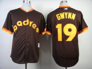 San Diego Padres #19 Tony Gwynn Coffee 1984 Turn Back The Clock Stitched Jersey