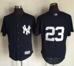 New York Yankees #23 Don Mattingly Navy Blue Flexbase Collection Stitched Jersey