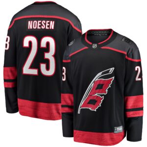Stefan Noesen Carolina Hurricanes Home Breakaway Player Jersey - Black