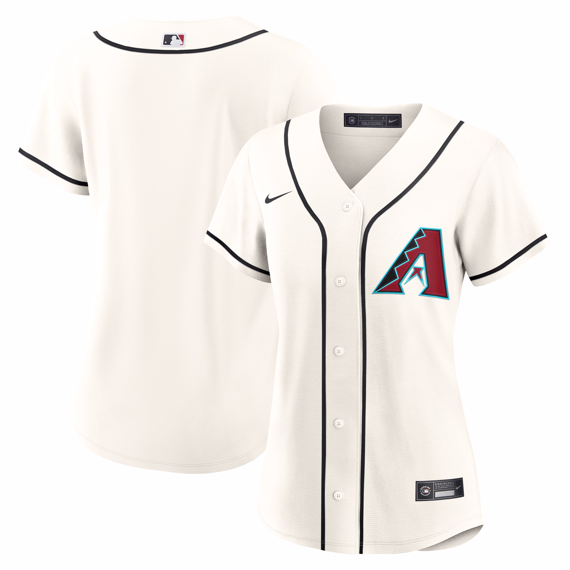 Women's Arizona Diamondbacks  Cream Home Replica 2.0 Jersey